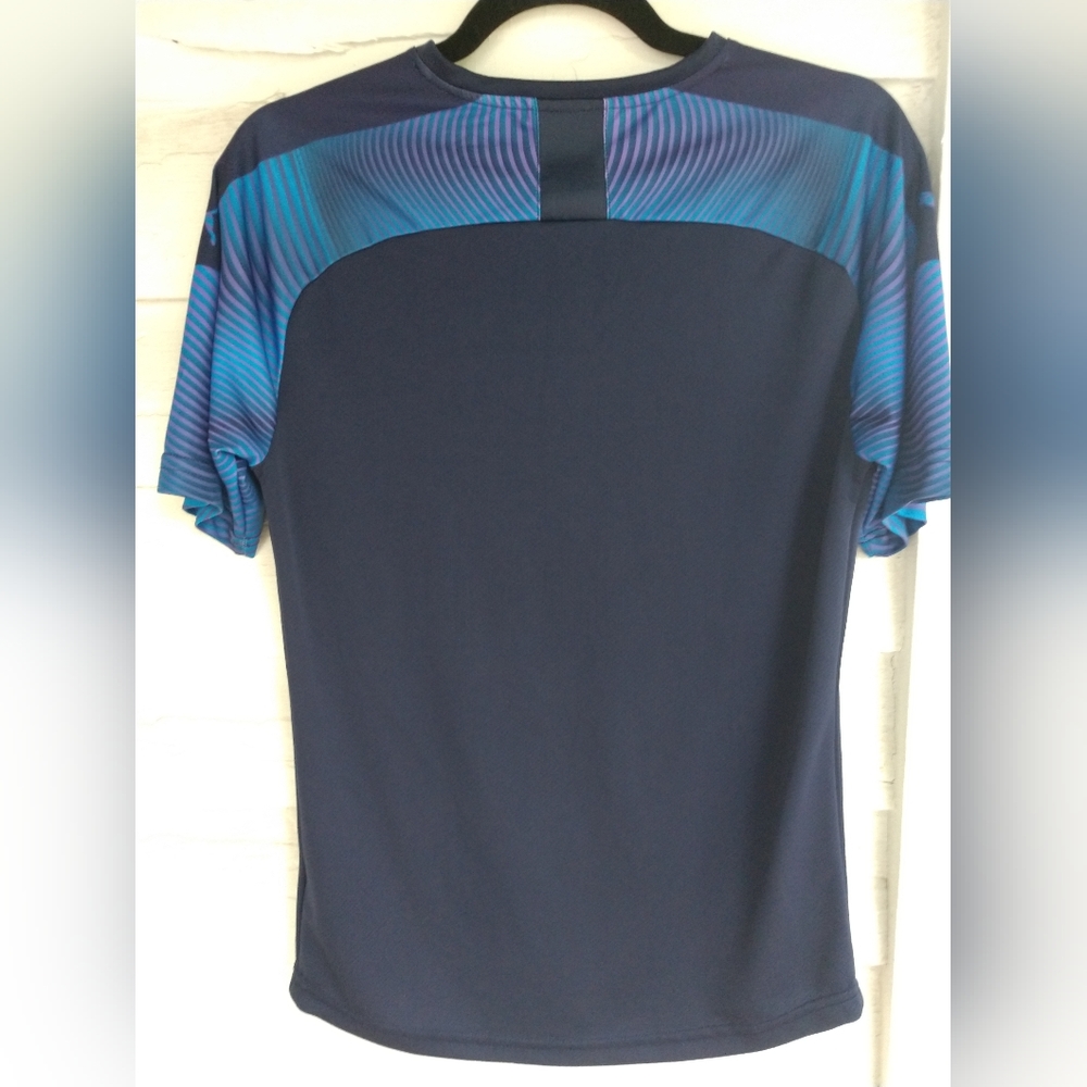 Puma dryCell Peacoat Blue Jersey Top Size Small Unisex Sporty Athletic - Picture 4 of 12